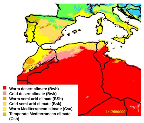 Climate Map Of North Africa
