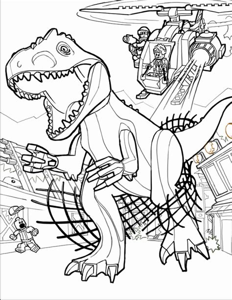 Jurassic World 5 Coloring Pages Jurassic World Coloring Pages