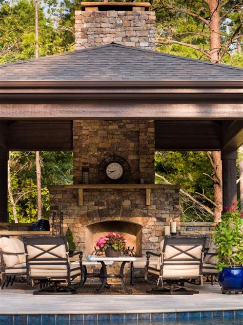 Pictures Of Outdoor Fireplaces Hgtv