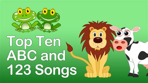 Top 10 Abc And 123 Songs Playlist 20 Mins Long Kindergarten And