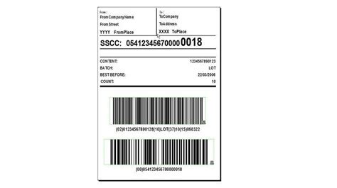 Ordering Sscc Pallet Labels According To The Gs1 Standard Codipack