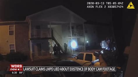 Lawsuit Louisville Police May Have Lied About Body Camera Footage From Breonna Taylor Raid