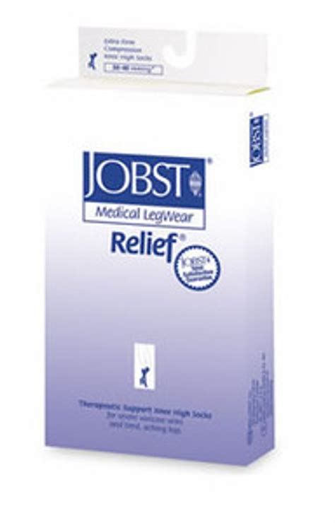 Jobst Relief 30 40 Mmhg Closed Toe Thigh Highs With Silicone