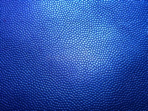 Blue Embossed Faux Leather For Textures And Backgrounds Stock Image