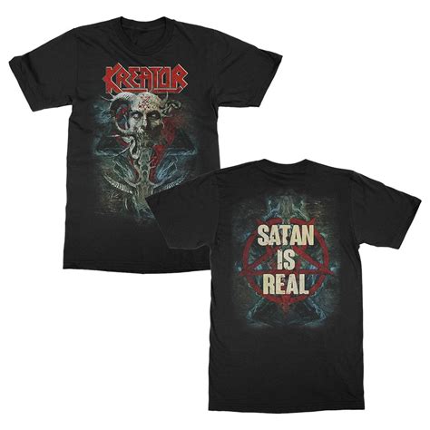 Satan Is Real T Shirt Black