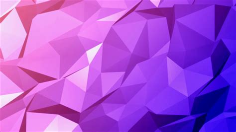 Abstract Pink Blue Polygon Background Motion Background