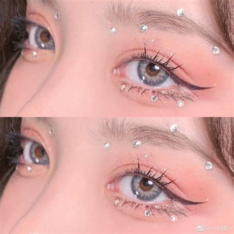 Pin By Fershi Peña On −make Up In 2022 Sparkly Makeup Asian Eye
