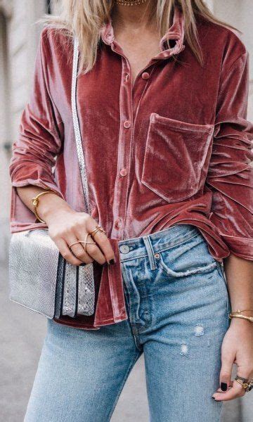 How To Wear Velvet Shirt Top 15 Elegant And Deep Outfit Ideas For Ladies Velvet