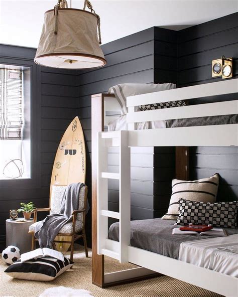 Friday Inspiration Navy And Nickel Studio Mcgee Bunk Beds For Boys