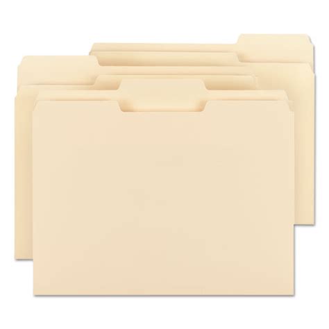 Smead File Folders 13 Cut Assorted One Ply Top Tab Letter Manila