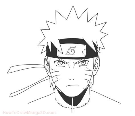 How To Draw Naruto Uzumaki Shippuden