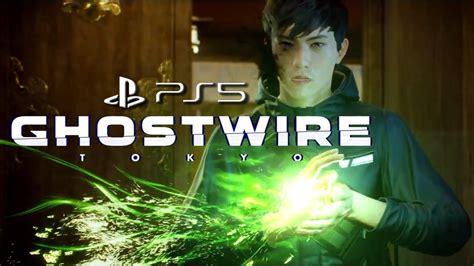 Ghostwire Tokyo Ps5 Trailer Youtube