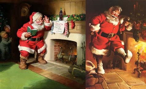Qui A Inventé Le Père Noël Rouge - Du rouge au Coca : L'Histoire du Père Noël par Nath-Didile - Les petits