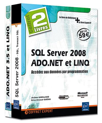 Sql Server Ado Net Et Linq Coffret De Livres Acc Dez Aux