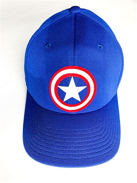 Captain America Marvel Avengers Disney Inspired Hat Youth Etsy