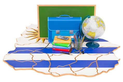 Back To School Or Education In Uruguay Concept 3d Rendering Stock