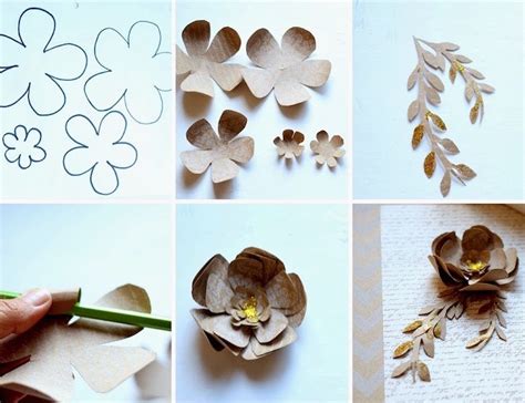 Fleur en papier facile à faire - 10 idées et tutoriels | Fleur en