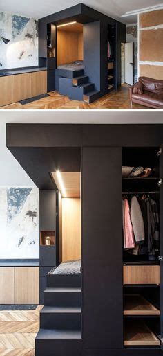 Sleek Multifunctional Bedroom Box Maximizes This Small Apartment