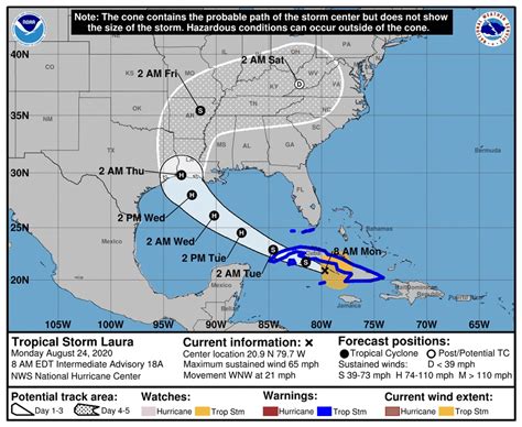 Tropical Storm Lauras Path Could Bring Rain To Nj This Week After