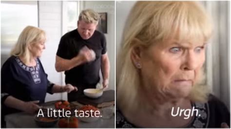 Gordon Ramsay Made This Dish But His Mom Didnt Like It At All See Her