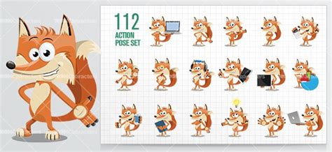 Animal Vector Cartoon Characters