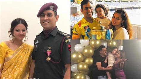 Photos Ms Dhoni And Wife Sakshi Celebrate 12 Years Of Married Life On
