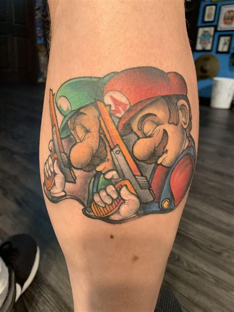 Mario Brosboondocks Saints Done By Chris Tyler At Good Times Tattoo