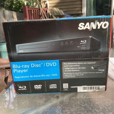 Sanyo Blu Ray Player Dvd Player Fwbp506ff Brand New Sealed Ebay