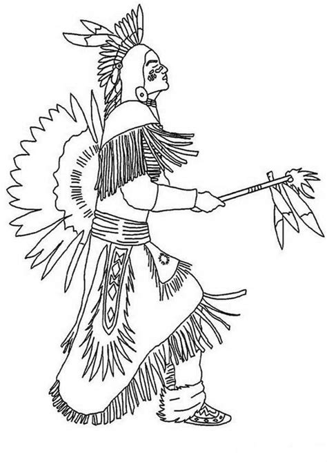 Native American Art Coloring Pages