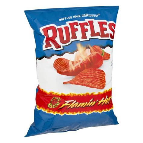 Ruffles Flamin Hot Potato Chips Hy Vee Aisles Online Grocery Shopping