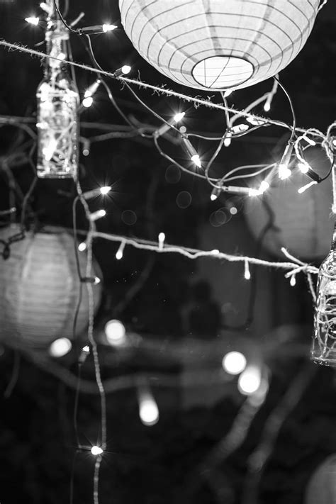 Black And White Christmas Lights Decoration Lights String Lights