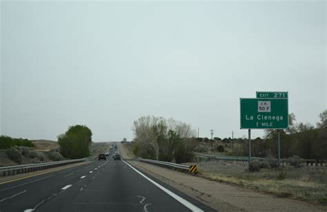 Interstate 25 North Santa Fe County Aaroads New Mexico