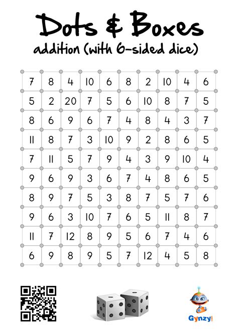 Math Dice Games Printable 2 Dice How To Play Tytygoulart