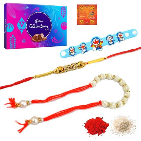 Rakhi Wala Rakhi Packs Cadbury Celebrations Chocolate Box 127gm With