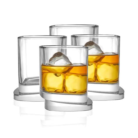 Square Whiskey Glasses Set Of 4 Joyjolt Touch Of Modern