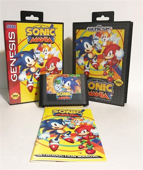 Custom Sonic Mania Sega Genesis By Toysaurusgames Retro Gaming