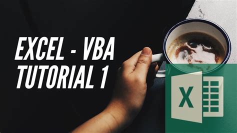 Excel Vba Tutorial 1 Youtube
