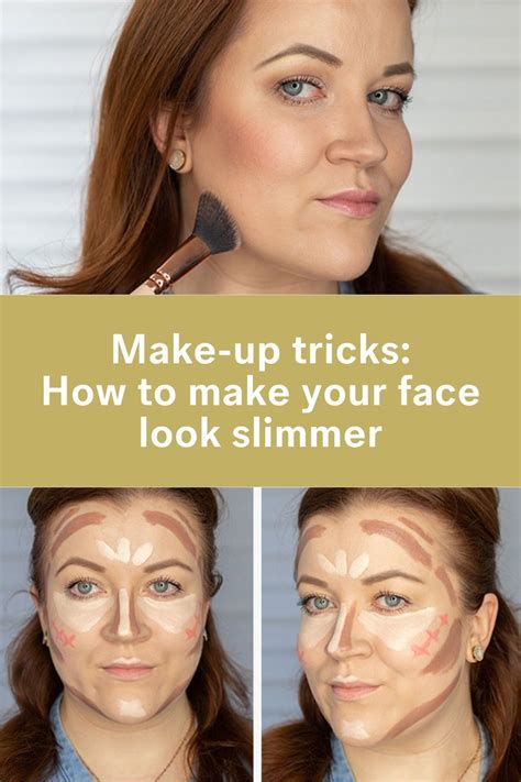 how to make your face look slimmer with makeup easy contouring tutorial artofit