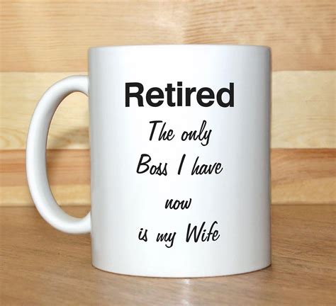 Retirement Mug Retirement Gift Gift Mugs Retired Mug Funny Etsy UK