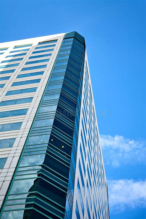 Office Building On Sky Background Stock Image Image Of Landmark