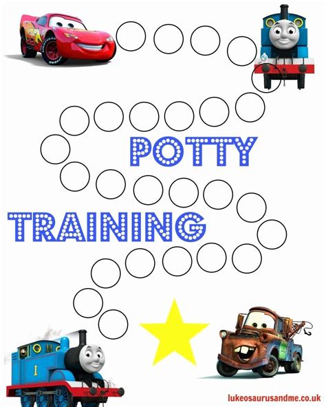 Cars Potty Training Chart Inspirational Free Printable Thomas And Cars