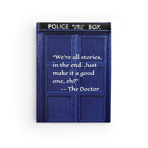 Tardis Hardcover Journal Ruled Line Inspired From Doctor Who Notebook