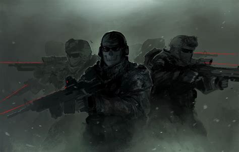 Ghost Call Of Duty Mw2 Wallpapers Wallpaper Cave