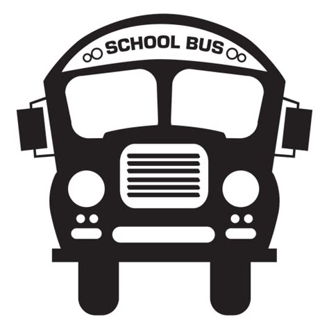 Bus school bus silhouette - Transparent PNG & SVG vector file