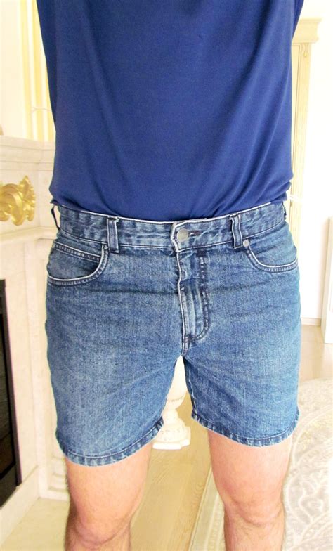 Denim Shorts Mens Denim Shorts Mens Shorts Vintage Jean Shorts Etsy