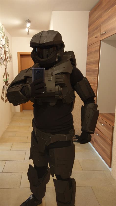 My Halo Reach Spartan First Costume Ever Halo Costume And Prop