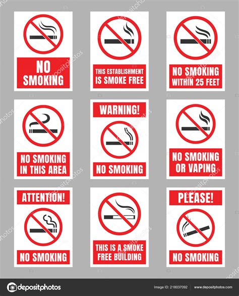 Letrero De No Fumar
