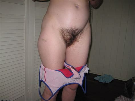Hairy Pussy Thong Panty