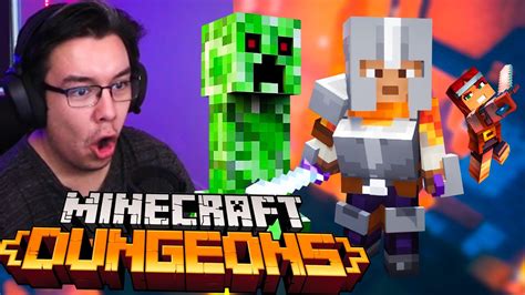 The New Minecraft Game Minecraft Dungeons Youtube