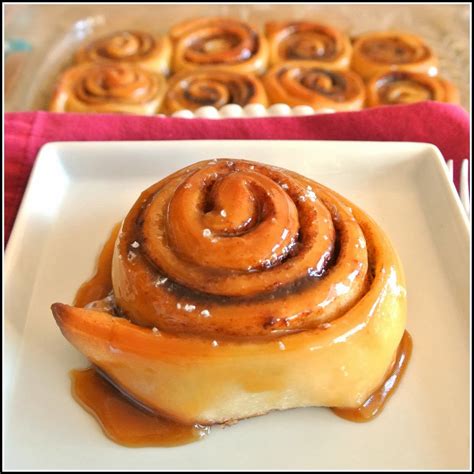 Gourmet Cooking For Two Salted Caramel Cinnamon Rolls